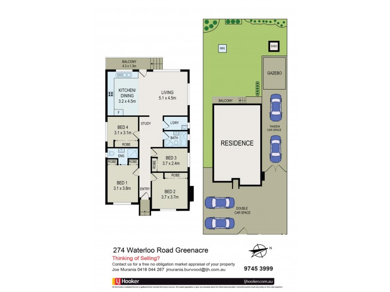 274 Waterloo Road, Greenacre NSW 2190 Floorplan
