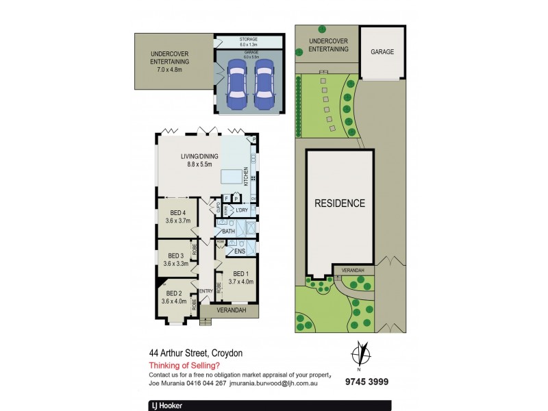 44 Arthur Street, Croydon NSW 2132 Floorplan