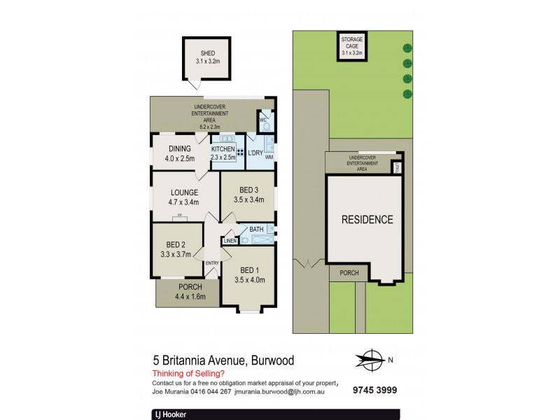 5 Britannia Avenue, Burwood NSW 2134 Floorplan