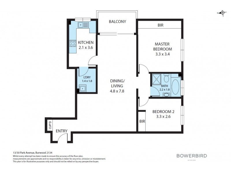 13/30 Park Avenue, Burwood NSW 2134 Floorplan