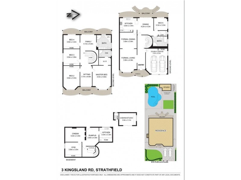3 Kingsland Road, Strathfield NSW 2135 Floorplan