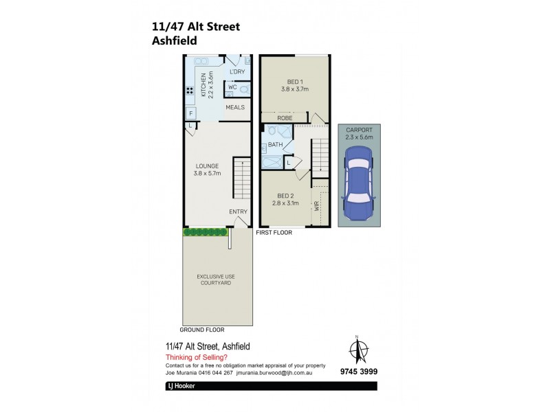 11/47 Alt Street, Ashfield NSW 2131 Floorplan