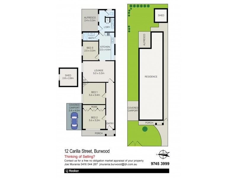 12 Carilla Street, Burwood NSW 2134 Floorplan