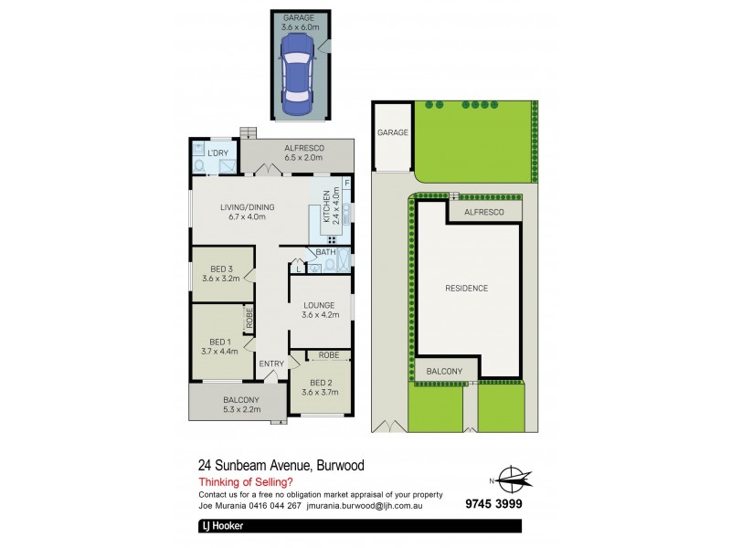 24 Sunbeam Avenue, Burwood NSW 2134 Floorplan