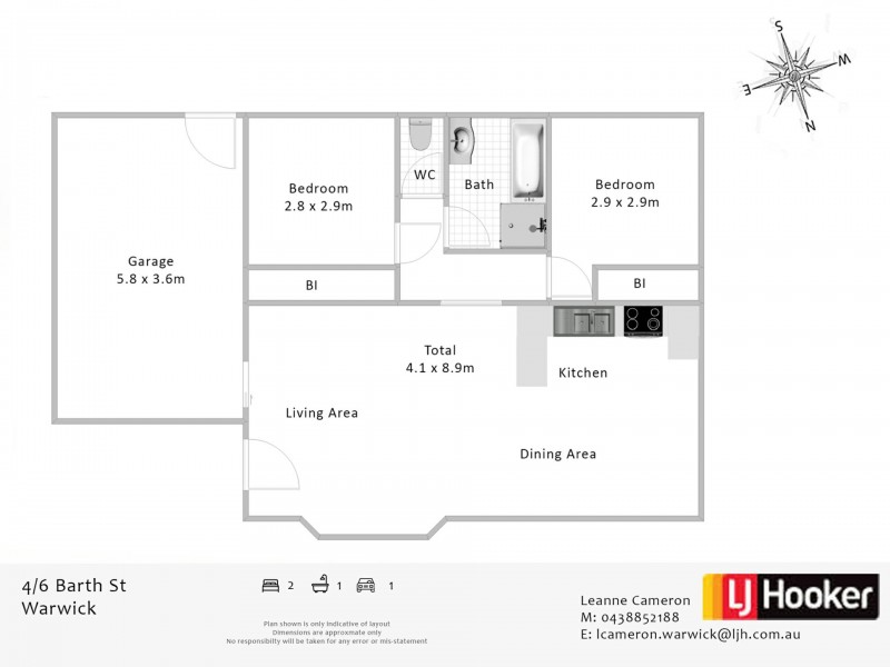 4/6 Barth Street, Warwick QLD 4370