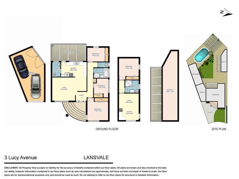 3 Lucy Avenue, Lansvale NSW 2166 Floorplan
