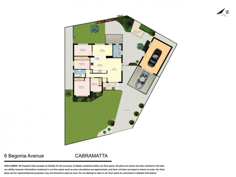 6 Begonia Avenue, Cabramatta NSW 2166 Floorplan