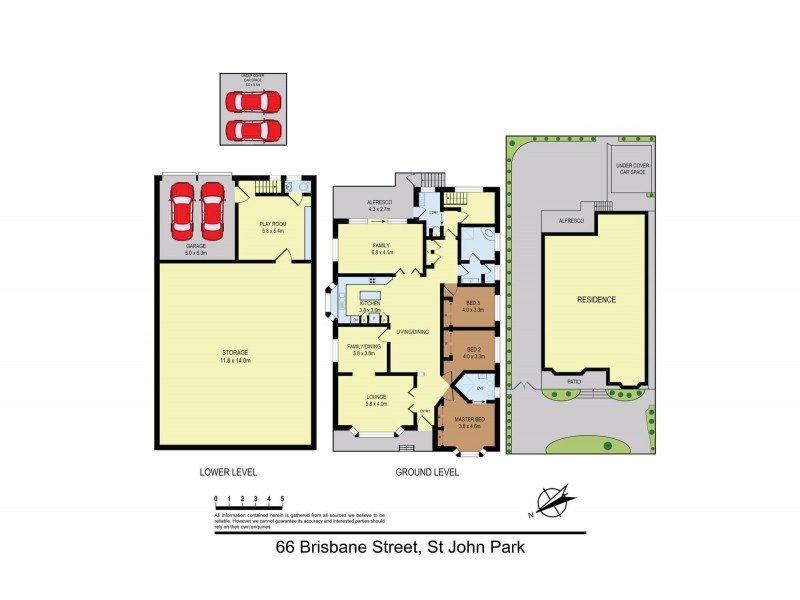 66 Brisbane Road, St Johns Park NSW 2176 Floorplan