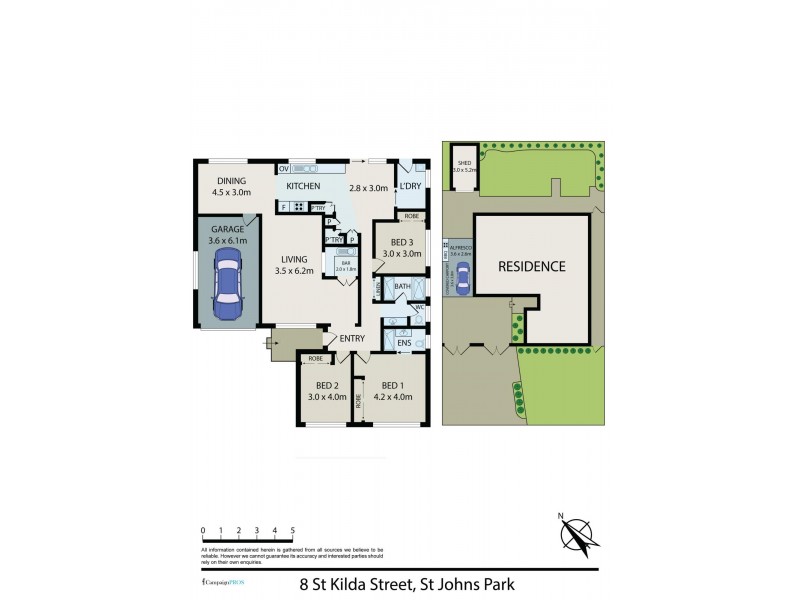 8 St Kilda Street, St Johns Park NSW 2176 Floorplan