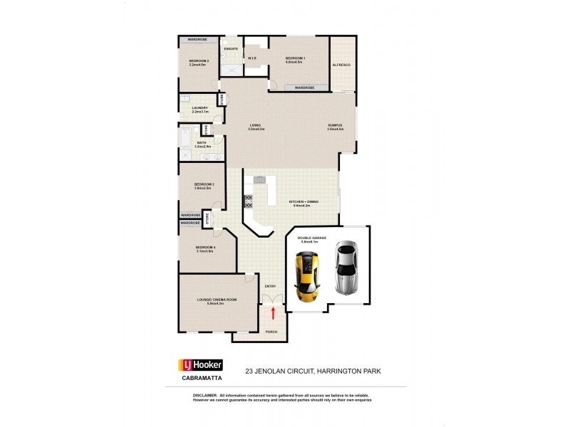 23 Jenolan Circuit, Harrington Park NSW 2567 Floorplan