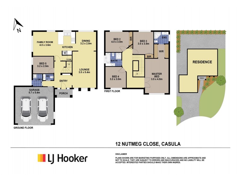 12A Nutmeg Close, Casula NSW 2170 Floorplan