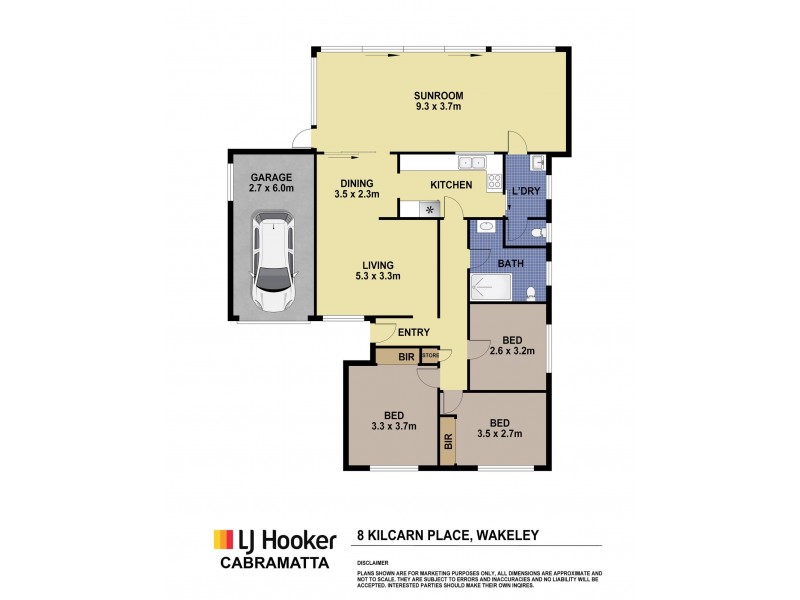 8 Kilcarn Place, Wakeley NSW 2176 Floorplan