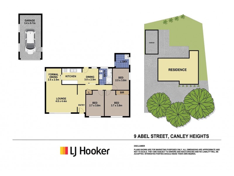 9 Abel Street, Canley Heights NSW 2166 Floorplan