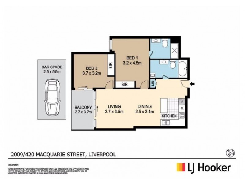 2009/420 Macquarie Street, Liverpool NSW 2170 Floorplan
