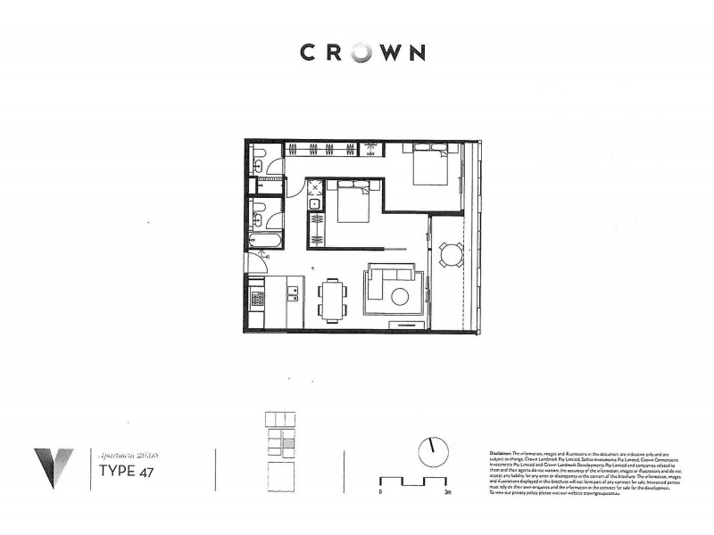2104/88 Church Street, Parramatta NSW 2150 Floorplan