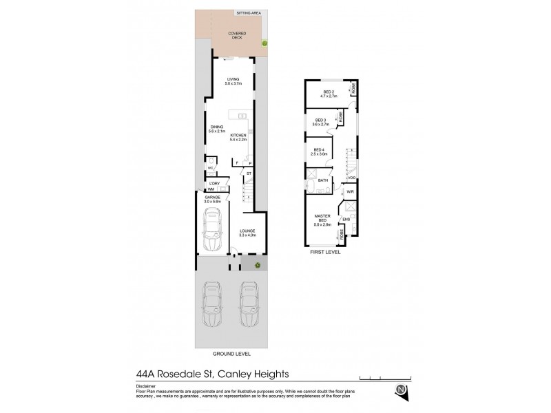 44a Rosedale Street, Canley Heights NSW 2166 Floorplan