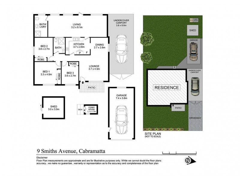 9 Smiths Avenue, Cabramatta NSW 2166 Floorplan