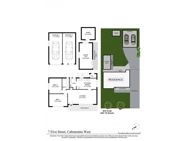 7 Elva Street, Cabramatta West NSW 2166 Floorplan