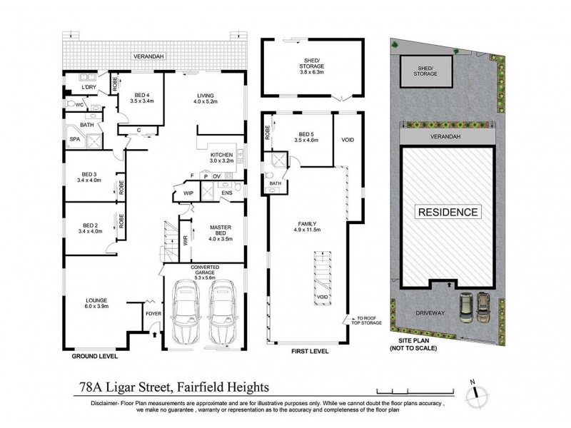 78a Ligar Street, Fairfield Heights NSW 2165 Floorplan