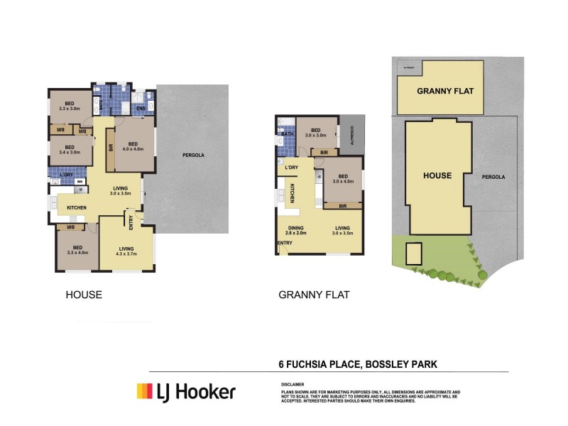 6 Fuchsia Place, Bossley Park NSW 2176 Floorplan