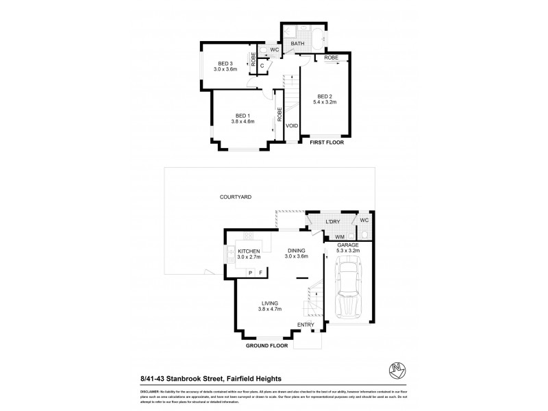 8/43 Stanbrook Street, Fairfield Heights NSW 2165 Floorplan