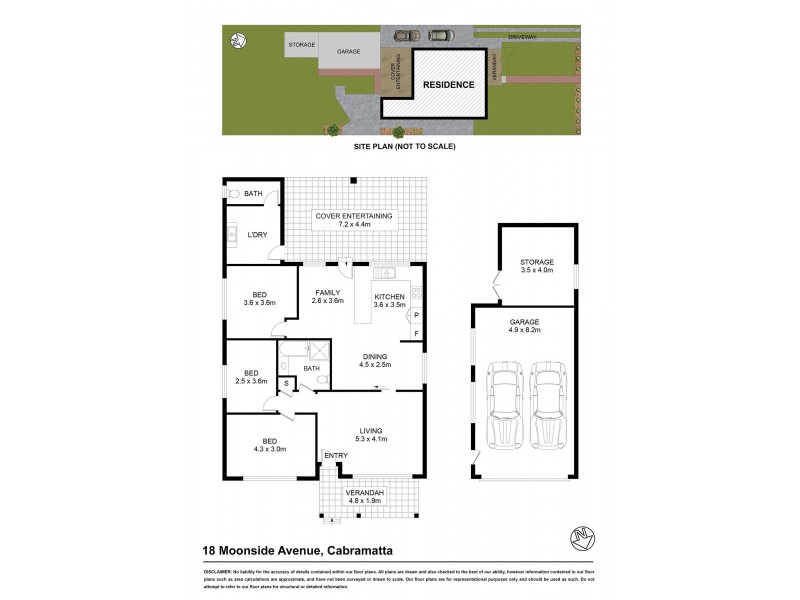 18 Moonshine Avenue, Cabramatta West NSW 2166 Floorplan