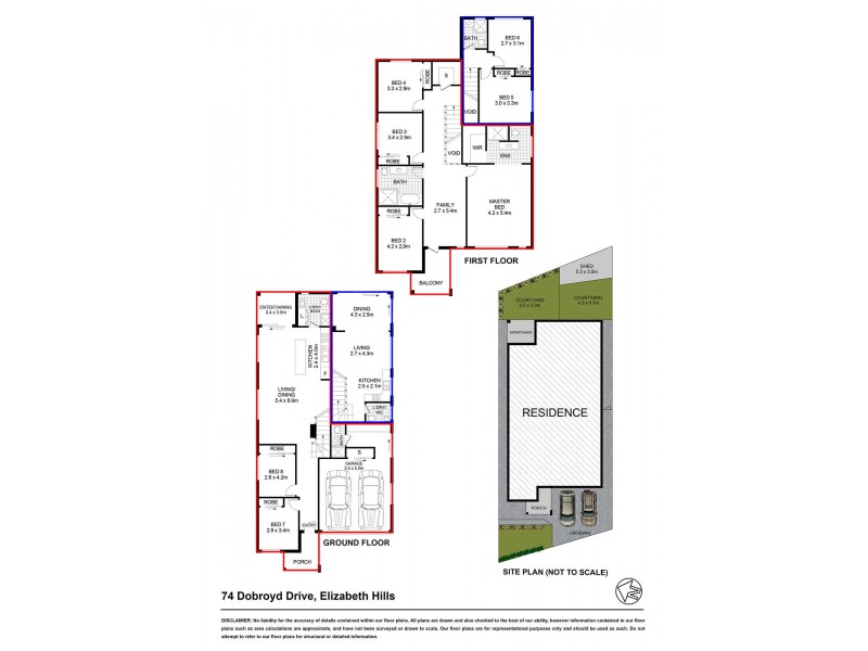 74 Dobroyd Drive, Elizabeth Hills NSW 2171 Floorplan