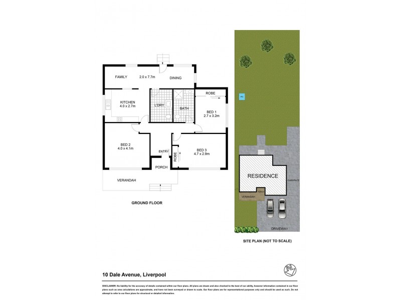 10 Dale Avenue, Liverpool NSW 2170 Floorplan