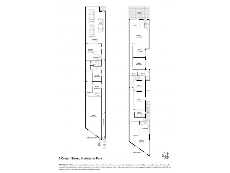 3 Crinan Street, Hurlstone Park NSW 2193 Floorplan
