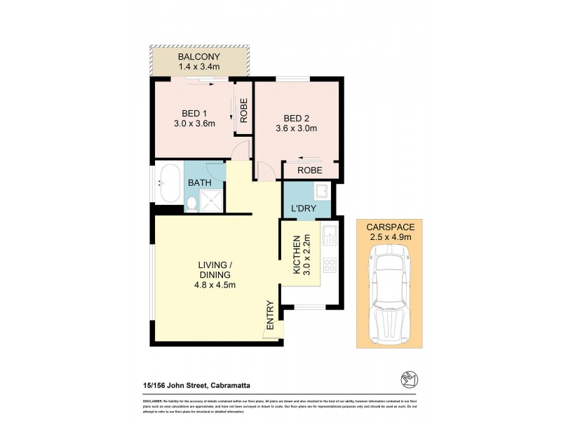 15/156 John Street, Cabramatta NSW 2166 Floorplan
