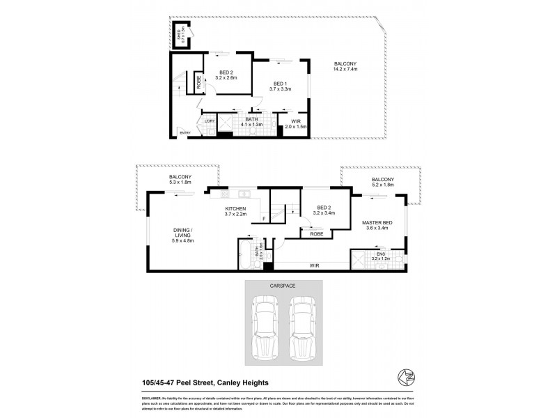 105/45 Peel Street, Canley Heights NSW 2166 Floorplan