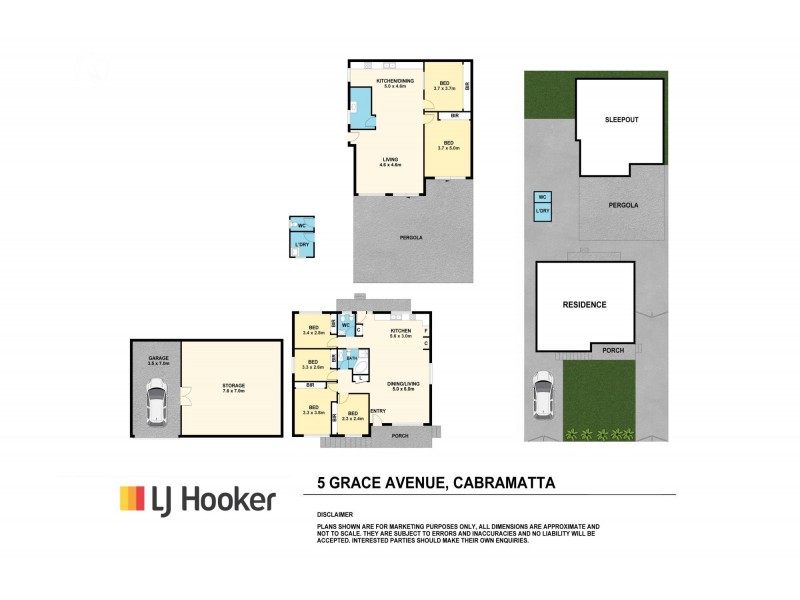 5 Grace Avenue, Cabramatta NSW 2166 Floorplan