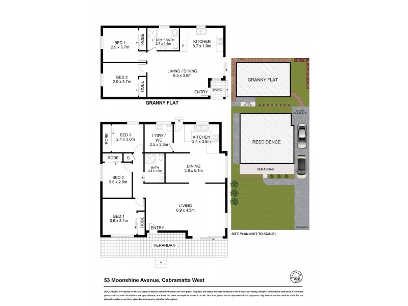 53 Moonshine Avenue, Cabramatta West NSW 2166 Floorplan