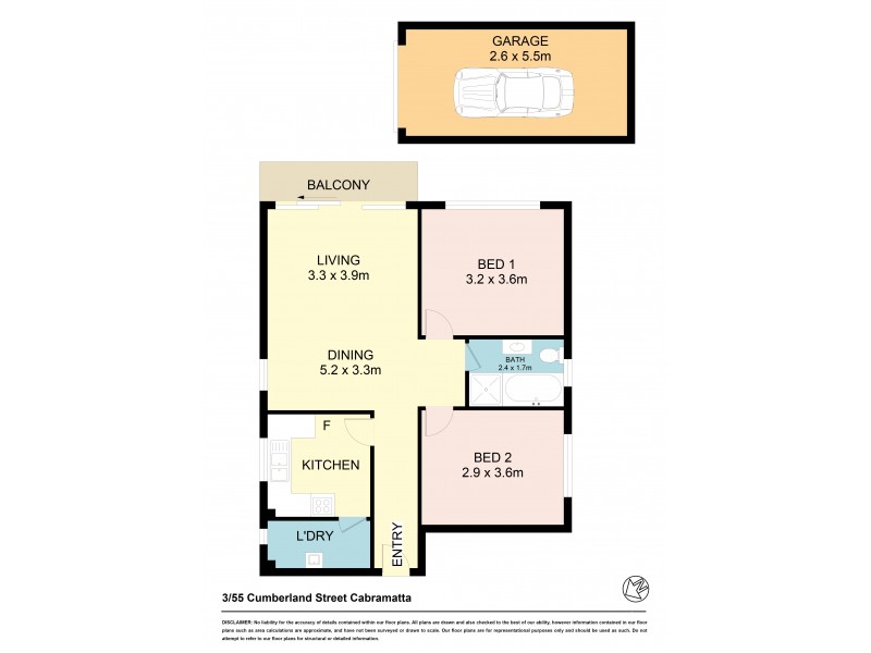 3/55 Cumberland Street, Cabramatta NSW 2166 Floorplan