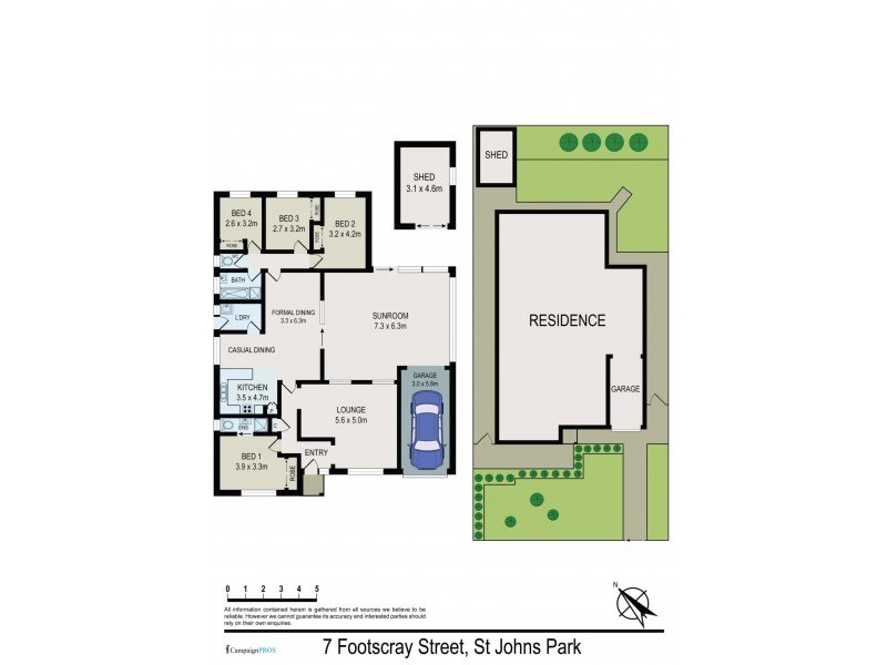 7 Footscray Street, St Johns Park NSW 2176 Floorplan