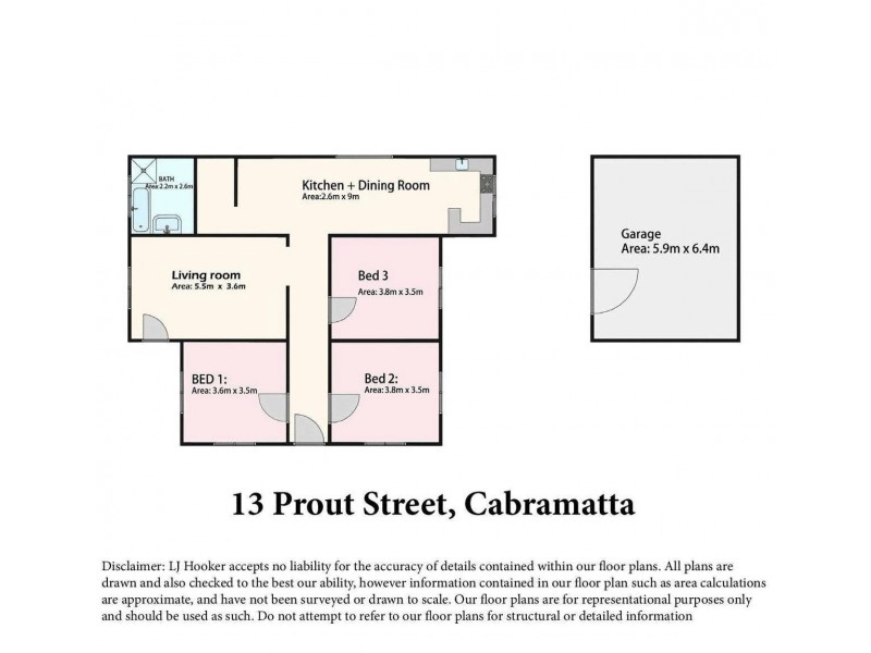 13 Prout Street, Cabramatta NSW 2166 Floorplan