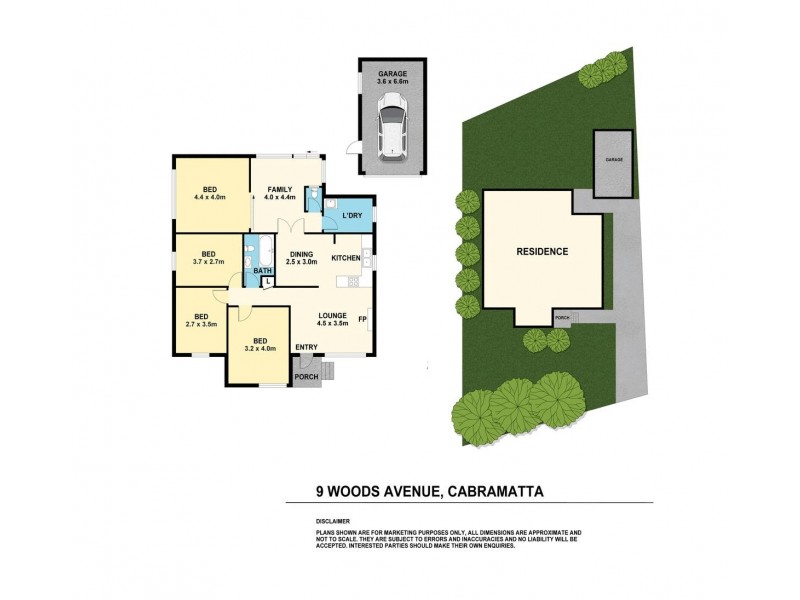 9 Woods Avenue, Cabramatta NSW 2166 Floorplan