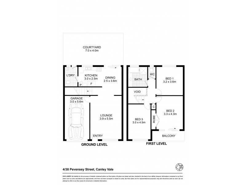 4/38 Pevensey St, Canley Vale NSW 2166 Floorplan