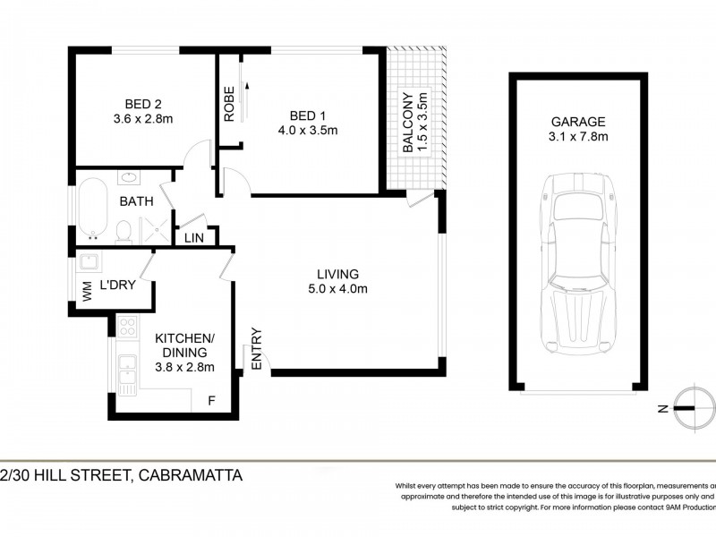 12/30 Hill St, Cabramatta NSW 2166