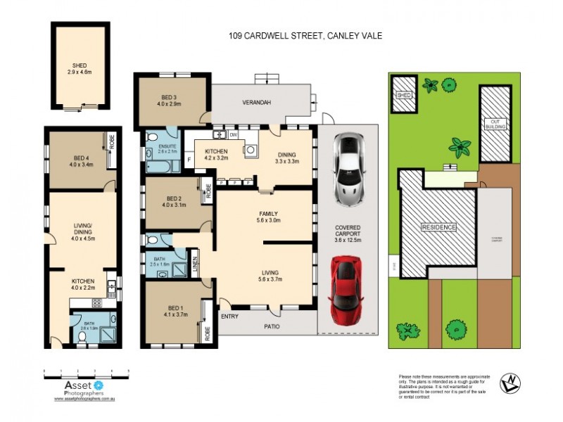 109 Cardwell Street, Canley Vale NSW 2166 Floorplan