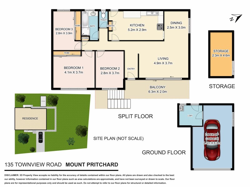 135 Townview Road, Mount Pritchard NSW 2170 Floorplan