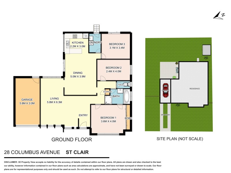 28 Columbus Avenue, St Clair NSW 2759 Floorplan