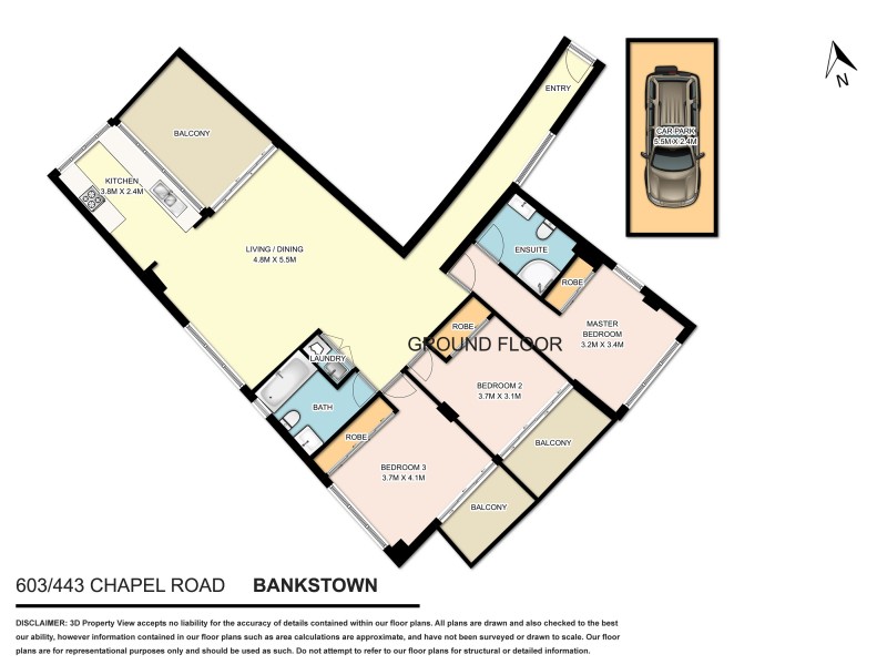 443 Chapel Road, Bankstown NSW 2200 Floorplan