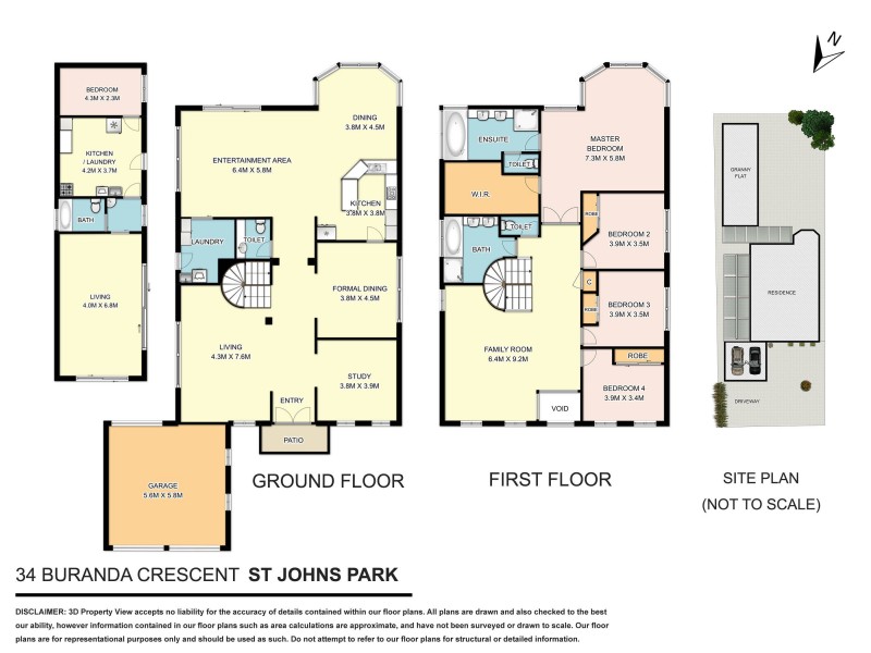 34 Buranda Crescent, St Johns Park NSW 2176 Floorplan
