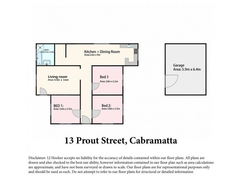 13 Prout Street, Cabramatta NSW 2166 Floorplan
