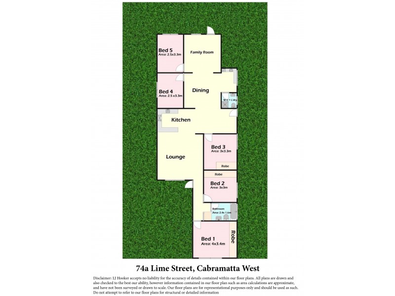 74a Lime Street, Cabramatta West NSW 2166 Floorplan