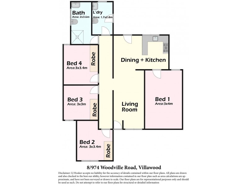 8/974 Woodville Road, Villawood NSW 2163 Floorplan