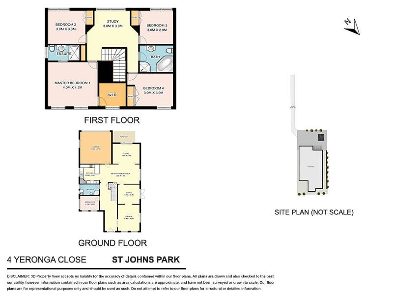 4 Yeronga Close, St Johns Park NSW 2176 Floorplan
