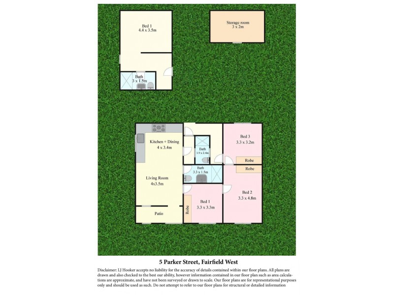 5 Parker Street, Fairfield NSW 2165 Floorplan