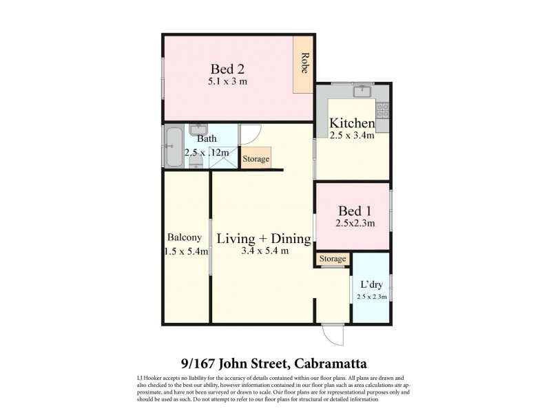 9/167 John Street, Cabramatta NSW 2166 Floorplan